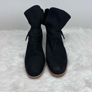 UGG ELORA Black Suede Ankle Boot